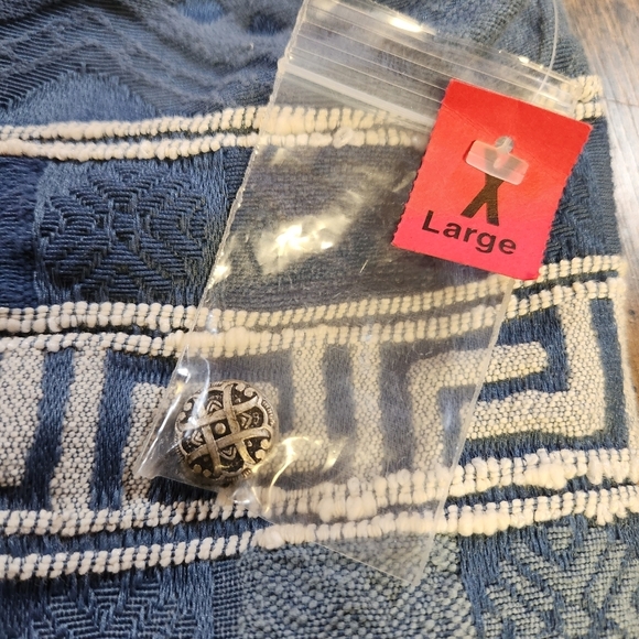 Orvis Vintage Tapestry Vest XL Blue Aztec Southwestern USA Deadstock 80s 90s VTG - Picture 4 of 8